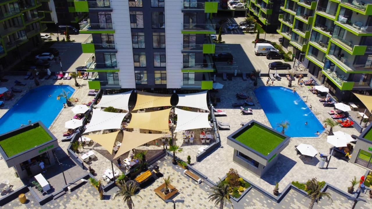 Panoramic Aparthotel Pool & Spa Mamaia Nord Navodari Bagian luar foto
